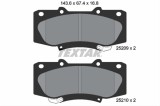 Set placute frana TEXTAR 2520901