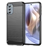 Husa Motorola Moto G31 Asteroid GSM Carbon Silicone, negru