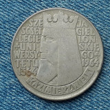 2o - 10 Zlotych 1964 Polonia / Kazimierz Wielki moneda comemorativa / zloti