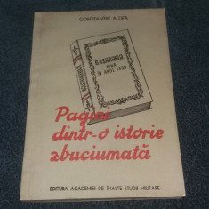 CONSTANTIN ALDEA - PAGINI DINTR-O ISTORIE ZBUCIUMATA