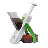 Feliator legume si fructe Slicer, 24 moduri de taiere, 2 lame julienne, 8 niveluri grosime, design pliabil