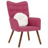 Scaun relaxare Gossi, catifea rosu vin, cadru metalic &amp; lemn, 61.5x69x95.5 cm, living/birou