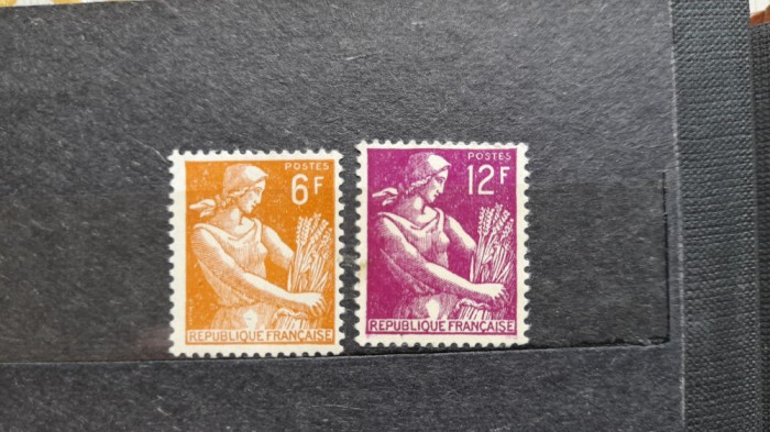 1957-Franta YT=1115-1116 part.set MNH Perfect