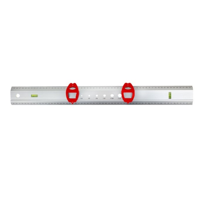 RIGLA ALUMINIU CU SCALA METRICA SI BOLOBOACE 600MM