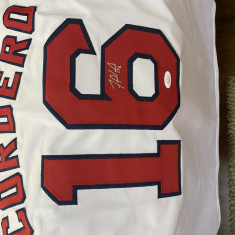 tricou baseball Boston Red Sox - Franchy Cordero - cu semnatura certificata