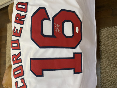 tricou baseball Boston Red Sox - Franchy Cordero - cu semnatura certificata foto