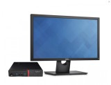 Pachet Calculator Refurbished Lenovo ThinkCentre M700 Mini PC, Intel Core i5-6400T 2.20 - 2.80GHz, 8GB DDR4, 256GB SSD + Monitor 22 Inch + Windows 10