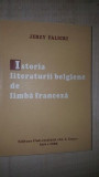 Istoria literaturii belgiene de limba franceza- Jerzy Falicki