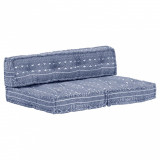 Cumpara ieftin Pernă fotoliu puf, indigo, material textil