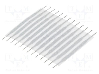 Conector cablu jumper flexibil TE Connectivity Flexstrip 2,54mm 25,4mm 13 pini foto