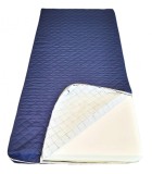 Husa impermeabila 90x190x20 cm, matlasata cu vatelina, lavabila, cu fermoar Relax KipRoom, Somnart