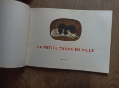 LA PETITE TAUPE EN VILLE, 1962, FORMAT 4 ** Superba carte in limba franceza