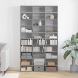 vidaXL Dulap CD-uri, sonoma gri, 102x23x177,5 cm, lemn prelucrat 815091