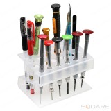 Diverse Scule Service Transparent Acrylic Screwdriver Storage Box