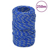Cumpara ieftin Franghie de barca, albastru, 2 mm, 250 m, polipropilena