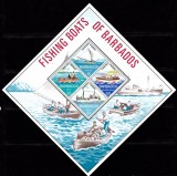 Barbados 1974 - Vapoare, bărci de pescuit, bloc neuzat