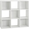Etajera 5Five Mix n&amp;apos;Modul, 9 compartimente, PAL, 101x32x101 cm, alb Household NewTrend