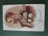 Fotografie tip cdv , CAROL I ,,de Hohenzolern Sinmaringen,, REGELE ROMANIEI , dimensiuni 11 cm x 6 cm
