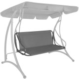 Sezut de rezerva pentru bancheta de balansoar 110x90 cm, gri, Springos GartenVIP DiyLine