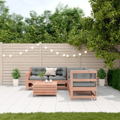 vidaXL Set mobilier de grădină cu perne, 5 piese, lemn masiv douglas 3250818 foto