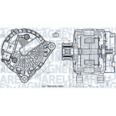 Alternator Ford B-Max, C-Max 2, Ecosport, Fiesta 6, Focus 3, Grand C-Max, Kuga 2, Tourneo Connect, Tourneo Courier, Transit Connect, Transit Courier;