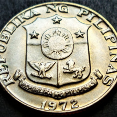 Moneda exotica 25 SENTIMOS - FILIPINE, anul 1972 * cod 2563 = UNC