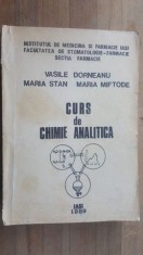 Curs de chimie analitica - Vasile Dorneanu, Maria Stan