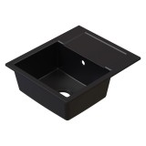 Chiuveta granit Waltz Luna Negru, 500x590x190 mm