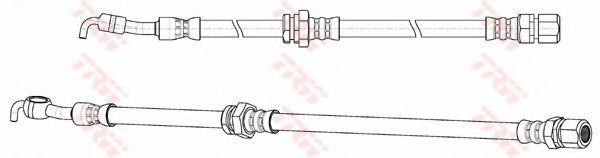 Conducta / cablu frana CHEVROLET LACETTI (J200) (2003 - 2016) TRW PHD948
