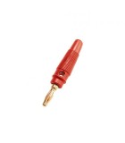 Conector tip banana 4mm tata rosu aurit HOME, Home By Somogyi