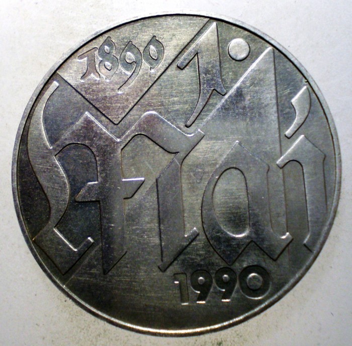 7.409 GERMANIA RDG DDR 1 MAI 10 MARK 1990 A XF/AUNC