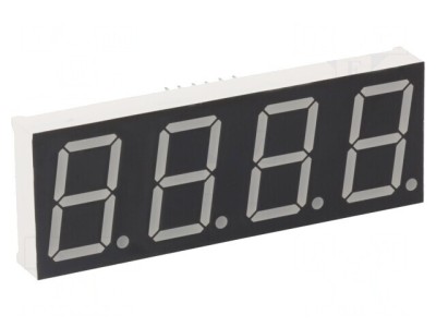 Afișaj LED 7 Segmente 4 Digits Roșu 20.4mm foto