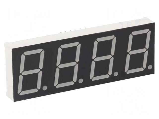 Afișaj LED 7 Segmente 4 Digits Roșu 20.4mm