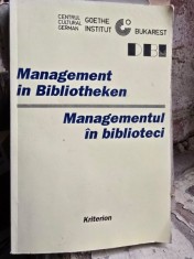 Management in Bibliotheken - Managementul in Biblioteci