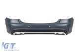 Spoiler spate A Design Line potrivit pentru Mercedes E-Class W212 Sedan 2012-2016 cu iesiri de evacuare cromate Performance AutoTuning