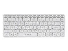 Tastatura fara fir Tellur, Mini, Alb foto