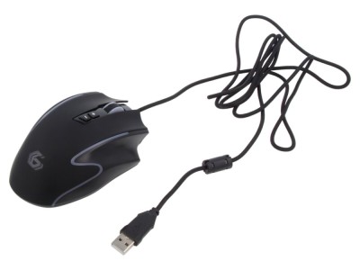 Mouse optic neagră USB A 8 butoane foto
