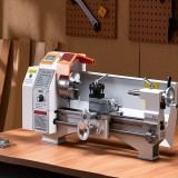 Strung de banc CNC semiautomat nefolosit, motor brushless 1250W/220V, 220mm peste batiu, 450mm intre virfuri
