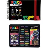POSCA Creator. 20 Markere + Sketchbook