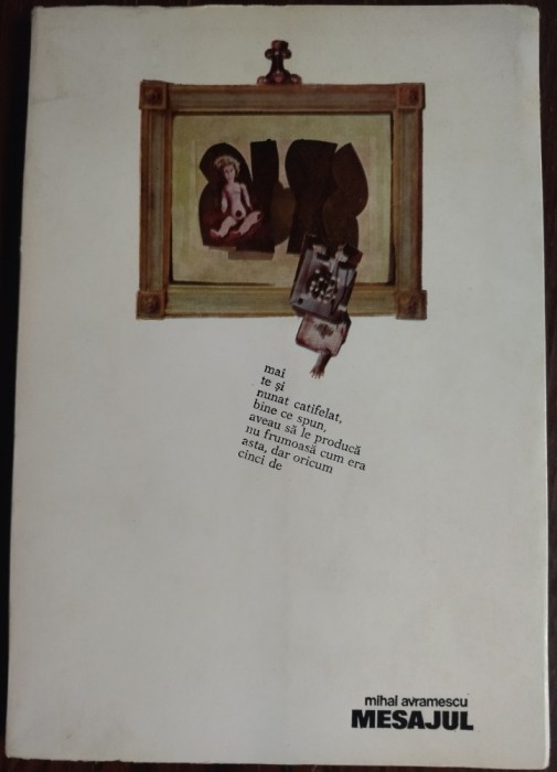 MIHAI AVRAMESCU - MESAJUL (ROMAN / EDITURA LIBERTATEA PANCIOVA / PANCEVO 1971) [DEDICATIE / AUTOGRAF]