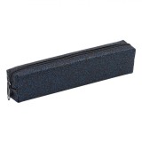 Penar școlar, Model Tub, Negru Glitter Bleu, Dimensiuni 18.5x3x4cm, Oem