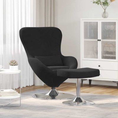 Fotolii, fotolii extensibile și scaune cu pat 2 pcs Negru foto