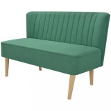VidaXL Canapea din material textil, 117 x 55,5 x 77 cm, verde
