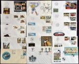 1969-2005 FDC Romania - Lot de 80 plicuri prima zi la 50% din cota