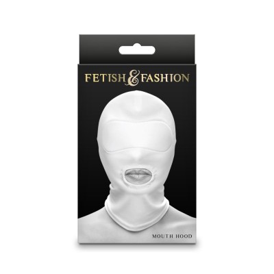 Fetish &amp;amp; Fashion - Mouth Hood - White - Alternate Package foto