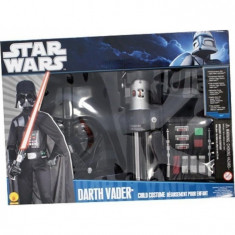 Costum Darth Vader copii 5-6 ani 114-128 cm. Negru foto