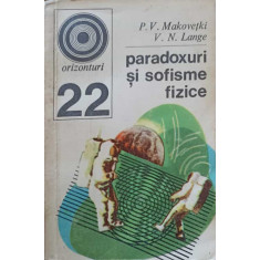 PARADOXURI SI SOFISME FIZICE-P.V. MAKOVETKI, V.N . LANGE