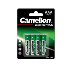 Baterie Camelion Super Heavy Duty AAA R3 1,5V zinc carbon set 4 buc.