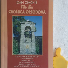 File din cronica ortodoxa Dan Ciachir