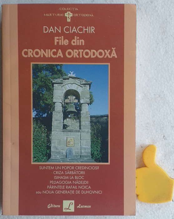File din cronica ortodoxa Dan Ciachir